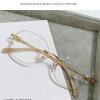 bonool Women'S Diamond Rimless Anti-Blue Light Presbyopia Glasses, Rimless Reading Glasses For Women (2.5,Sliver) view 2