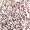 Amsthow Metallic Pink and White Crinkle Paper Filler Gift Wrap Box Filler 1/2 LB Basket Cut Shred Cut Raffia Grass Stuffing for Valentine Day Easter Birthday Decoration view 1