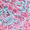 Amsthow Basket Filler Pink and Blue Crinkle Paper 1/2 LB Gift Box Basket Wrap Cut Shredded Raffia Grass Stuffing for Boy or Girl Box Birthday Decoration Filling Valentine's Day view 1