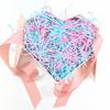 Amsthow Basket Filler Pink and Blue Crinkle Paper 1/2 LB Gift Box Basket Wrap Cut Shredded Raffia Grass Stuffing for Boy or Girl Box Birthday Decoration Filling Valentine's Day view 4
