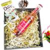 Amsthow Crinkle Cut Paper Gift Wrap Box Filler 1/2 LB Gold and White Shred Basket Raffia Grass Stuffing for Easter Decoration Birthday Wedding Valentine's Day view 2