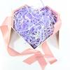 Amsthow Shredded Paper Gift Basket Stuffing 1/2 LB Diamond White and Purple Crinkle Cut Box Wrap Filler Basket Raffia Grass for Easter Valentine's Day Decoration view 2