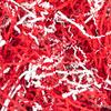 Amsthow Red and White Crinkle Paper Filler Shredded Paper Cut 1/2 LB Gift Basket Box Wrap Basket Raffia Grass Stuffing for Valentine Day Easter Birthday Decoration Wedding view 1
