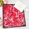 Amsthow Red and White Crinkle Paper Filler Shredded Paper Cut 1/2 LB Gift Basket Box Wrap Basket Raffia Grass Stuffing for Valentine Day Easter Birthday Decoration Wedding view 2