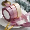 homeemoh Satin Fabric Ribbon Roll 25 Yards x 10mm Fabric Ribbon Decorative Packing Ribbons for Gift Wrapping DIY Bows Sewing Crafts (Glod) view 3