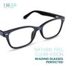 2SeeLife Wood Tone TR-90 Reading Glasses for Men  Medium-Wide Fit, Durable & Sturdy Frame, Spring Hinges, Premium Readers, Blue, +2.50 view 2
