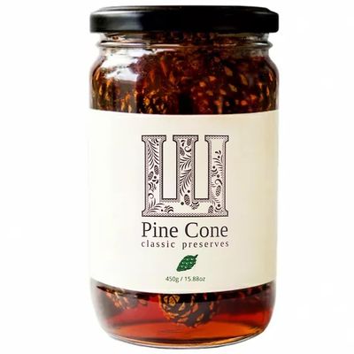 Russian Forest Natural Pine Cone Classic Preserve with Baby Pine Cones 450g/15.87oz Imported Siberian Delicacy