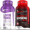 Liver Cleanse Detox & Repair Formula with Milk Thistle - Artichoke and Herbs Liver Health Support Supplement - Korean Red Panax Ginseng 1500mg - High Potency Ginseng for Immune Support for Men & Women view 1