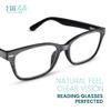 2SeeLife Wood Tone TR-90 Reading Glasses for Men  Medium-Wide Fit, Durable & Sturdy Frame, Spring Hinges, Premium Readers, Gray, +3.00 view 2