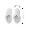 Didiseaon 2 Pairs Inner Fur Insert Lining Shoes Insoles for Clogs Replacement Warm Furry Liners White Size 37-38 view 3