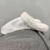 Didiseaon 2 Pairs Inner Fur Insert Lining Shoes Insoles for Clogs Replacement Warm Furry Liners White Size 37-38 view 4