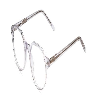 Calabria Ernest 4907 Round Reading Glasses +2.50 Clear Crystal Women