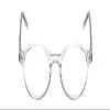 Calabria Ernest 4907 Round Reading Glasses +2.50 Clear Crystal Women view 2