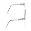Calabria Ernest 4907 Round Reading Glasses +2.50 Clear Crystal Women view 3