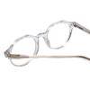 Calabria Ernest 4907 Round Reading Glasses +2.50 Clear Crystal Women view 4