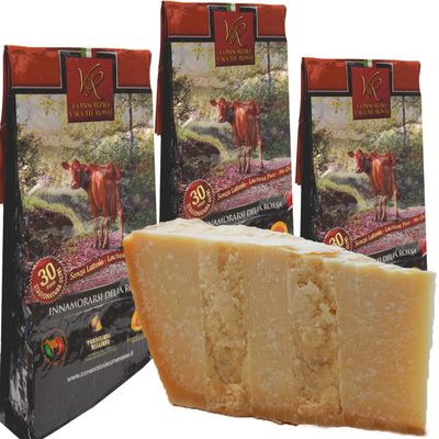 1,5 Kg (3 x 500 Gr.) Parmigiano Reggiano AOP - Vacche Rosse - 30 Mois - Selected by PARMAshop