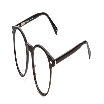 Calabria Ernest 4908 Round Blue Light Blocking Reading Glasses +2.25 Gloss Black Men Women