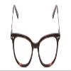 Calabria Esq 1503 Oval Reading Glasses +2.50 Tortoise Havana Brown Gold Men Women view 2