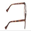 Calabria Esq 1509 Rectangular Reading Glasses +0.75 Tortoise Havana Brown Gold Men view 3