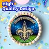 7.5x Inch Edible Cake Toppers  Orleans Themed Birthday Party Collection of Edible Cake Decorations view 2