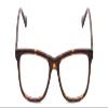Calabria Esq 1509 Rectangular Reading Glasses +4.00 Tortoise Havana Brown Gold Men view 2
