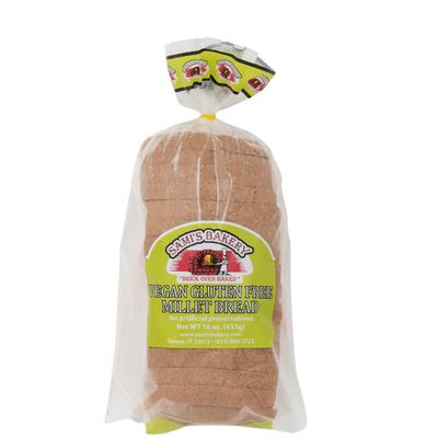 Sami's Bakery Vegan gluten-free Millet Bread 3 loaves