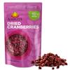 Amrita Dried Cranberries 4 lb | Sweetened with Apple Juice, Unsulfured, Gluten Free, non-GMO, No Preservatives | Packed Fresh in Resealable Bags | Fruit Snacks, Salads, Baking view 1