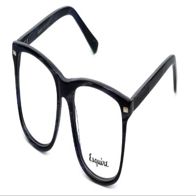 Calabria Esq 1512 Square Reading Glasses +2.25 Navy Blue Marble Men Women