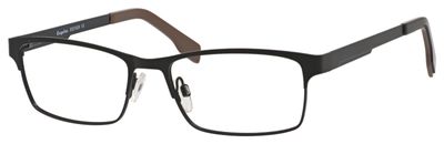 Calabria Esq 1526 Rectangular Blue Light Blocking Reading Glasses +1.50 Satin Black Men Women