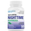 Puregen Labs Nighttime Cold and Flu Relief Medicine | 50 Softgel Liquid Capsules | Helps Relieve Sore Throat, Cough, Fever, Headaches, Runny Nose, Congestion and Aches | Value Pack view 1