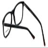 Calabria Esq 1512 Square Reading Glasses +3.50 Black Men Women view 4