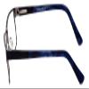 Calabria Esq 1523 Rectangular Reading Glasses +3.50 Navy Blue Men Women view 3