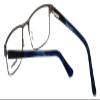 Calabria Esq 1523 Rectangular Reading Glasses +3.50 Navy Blue Men Women view 4