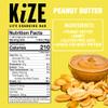 KiZE Energy Bars - Peanut Butter - 30-Count - Gluten Free, Non-GMO, and High Protein Meal Replacement Energy Bars, Clean and Simple Food Ingredients - 10g High Protein Snacks (30 Count) view 2