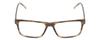 Calabria Esq 1527 Rectangular Blue Light Blocking Reading Glasses +2.25 Brown Green Marble Men view 2