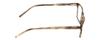 Calabria Esq 1527 Rectangular Blue Light Blocking Reading Glasses +2.25 Brown Green Marble Men view 3