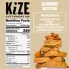 KiZE Energy Bars - Almond Butter - 20 Count - Almond-Butter-Based, Gluten Free, Non-GMO, and High Protein Meal Replacement Energy Bars, Clean and Simple Food Ingredients - 10g High Protein Snacks (20 Count) view 2