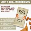 KiZE Energy Bars - Almond Butter - 20 Count - Almond-Butter-Based, Gluten Free, Non-GMO, and High Protein Meal Replacement Energy Bars, Clean and Simple Food Ingredients - 10g High Protein Snacks (20 Count) view 3