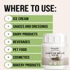 Locust Bean Gum Powder 4 oz  Carob Bean Gum by Benosen  Natural Food-Grade Thickener & Stabilizer for Ice Cream Gelato Sorbet Sauces Dairy & Gluten-Free Baking  Vegan  Pure Powder view 2