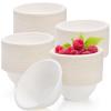 Yesland 250 Pack 8 oz Natural Biodegradable Sugarcane Bowls, White Small Disposable Paper Bowl Compostable Bagasse Soup Bowls, Microwave Chili Bowl for Salad, Dessert, Snack, Hot Soup view 1