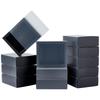 BENECREAT 12 Packs Kraft Paper Gift Boxes, Jewelry Drawer Boxes Black Proposal Boxes with PVC Windows Cover 5x4x1.7 for Party Favor Treats, Bakery, Jewelry, Gift Packaging view 1