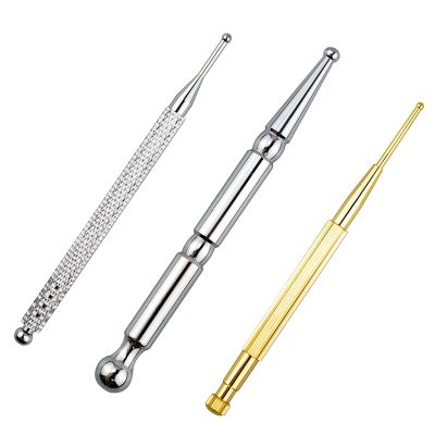 lygchii 3PCS Massage Tools, Manual Acupuncture Pen, Stainless Steel Acupressure Stick, Facial Reflexology, Dual Head Massage Tool for Full Body Pain Relief