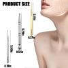lygchii 3PCS Massage Tools, Manual Acupuncture Pen, Stainless Steel Acupressure Stick, Facial Reflexology, Dual Head Massage Tool for Full Body Pain Relief view 2