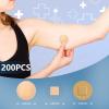 300pcs Adhesive Spot Bandage Three Styles Flexible Fabric Round Adhesive Bandages 0.87 Inch Diameter Beige Skin Round Bandage for Wound Care and Hides Skin Spots Ideal for Small Incisions view 2