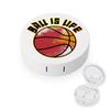 Basketball is Life Contact Lens Travel Kit Portable Cute Contact Box with Mirror for Daily Outdoor view 1