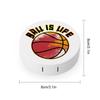 Basketball is Life Contact Lens Travel Kit Portable Cute Contact Box with Mirror for Daily Outdoor view 2