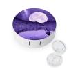 Purple Supermoon Contact Lens Travel Kit Portable Cute Contact Box with Mirror for Daily Outdoor view 1