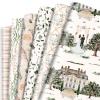 Dtiafu Wedding Wrapping Paper - 6 Style White Love & Wreath & Flower & Green Leaves Design for Wedding Bridal Shower Engagement Spring, 20 X 28 Inch Per Sheet (6 Sheets) view 1