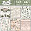 Dtiafu Wedding Wrapping Paper - 6 Style White Love & Wreath & Flower & Green Leaves Design for Wedding Bridal Shower Engagement Spring, 20 X 28 Inch Per Sheet (6 Sheets) view 2