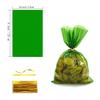 FAZHBARY 100 PCS Green Cellophane Bags Treat Bags Plastic Bags Holiday Cellophane Treat Bags Party Favor Bags view 2